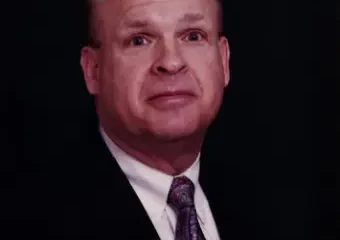 Middle-aged man in suit and tie portrait