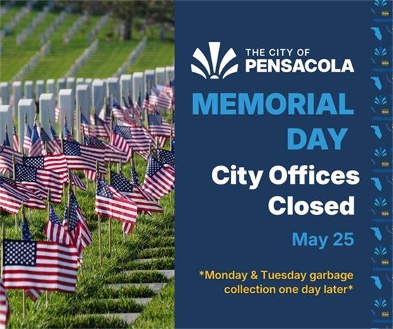 American flags on graves for Memorial Day