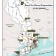 Map of sand pickup sites in Escambia County