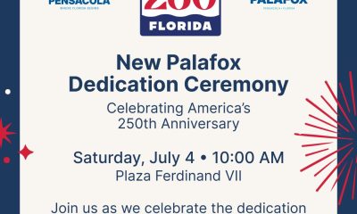 New Palafox Dedication Ceremony event flyer
