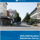 Downtown Pensacola street with Haas Center survey banner