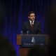 Man speaking at Hillsdale College podium