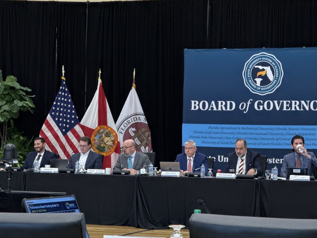 Florida Board of Governors meeting panel
