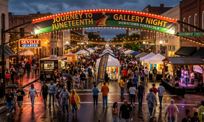 Journey to Juneteenth' Gallery Night Draws Resilient Crowds Downtown Despite Passing Storms