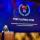 Speaker at podium during Vision Award presentation