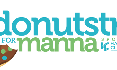 Donut Strike for Mama event logo with sponsors