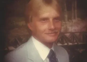 Vintage portrait of man in light suit and tie