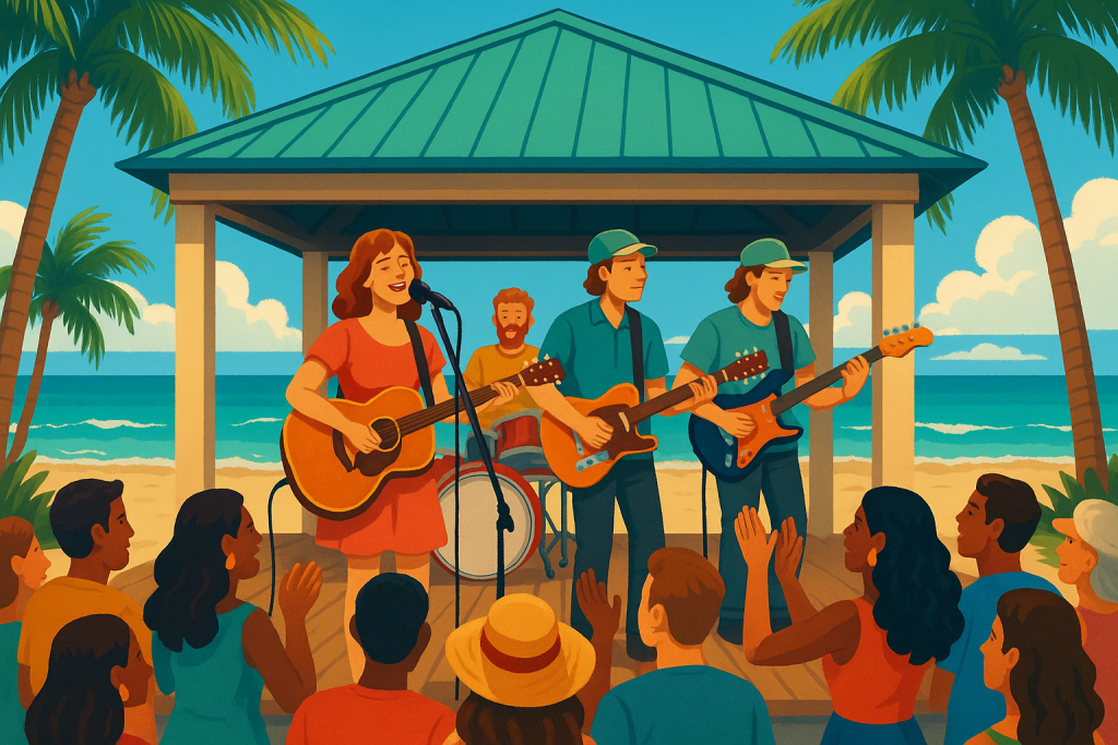 Bands on the Beach: Paperchase