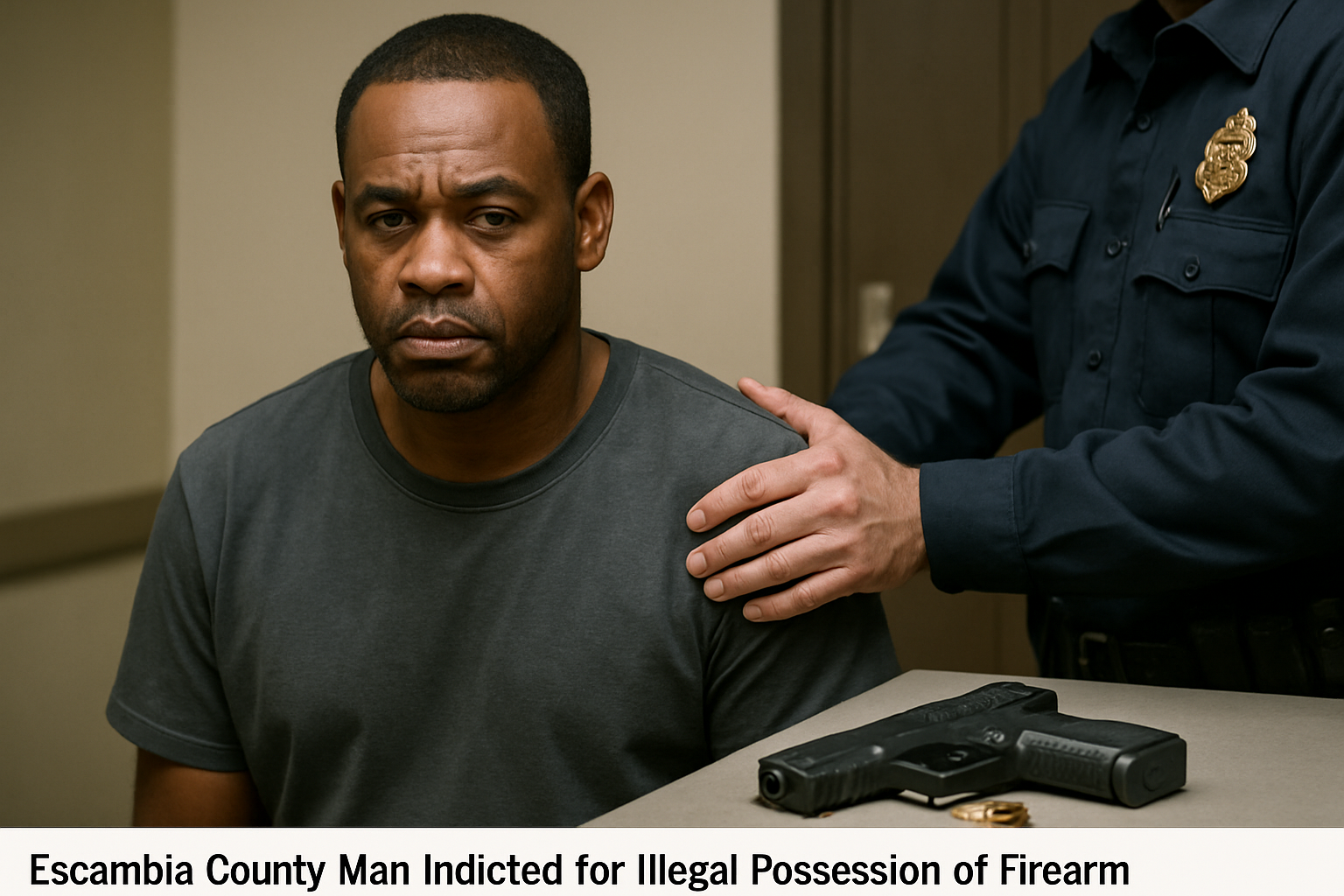 Escambia County Man Indicted for Illegal Possession of Firearm