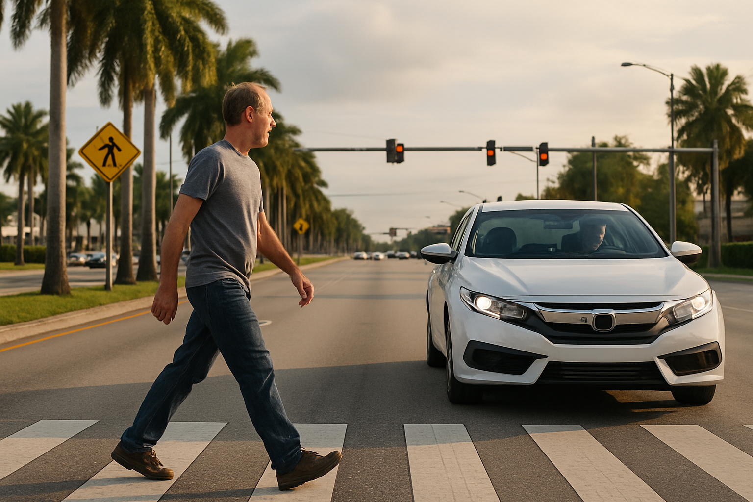 Florida Ranks Among Most Dangerous States for Pedestrians