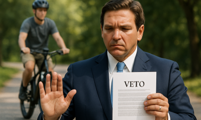 Governor DeSantis Vetoes E-Bike Speed Limit Bill Affecting Florida Riders