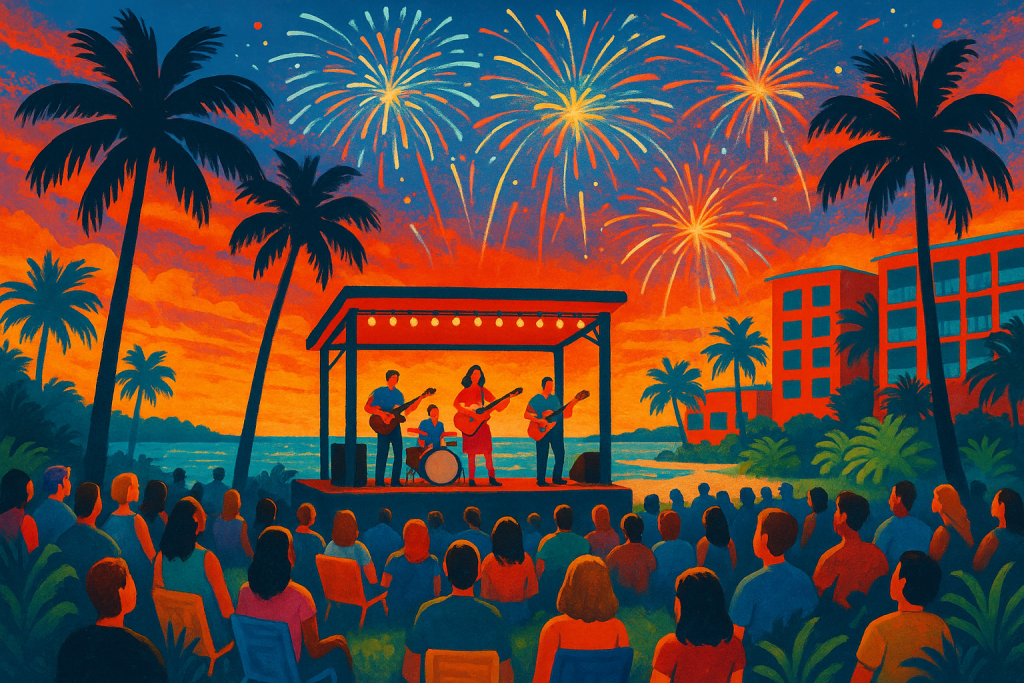 Island Concert Series & Fireworks: Seven Ply