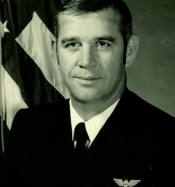 Black-and-white portrait of uniformed military officer