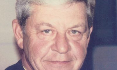Portrait of older man with gray hair