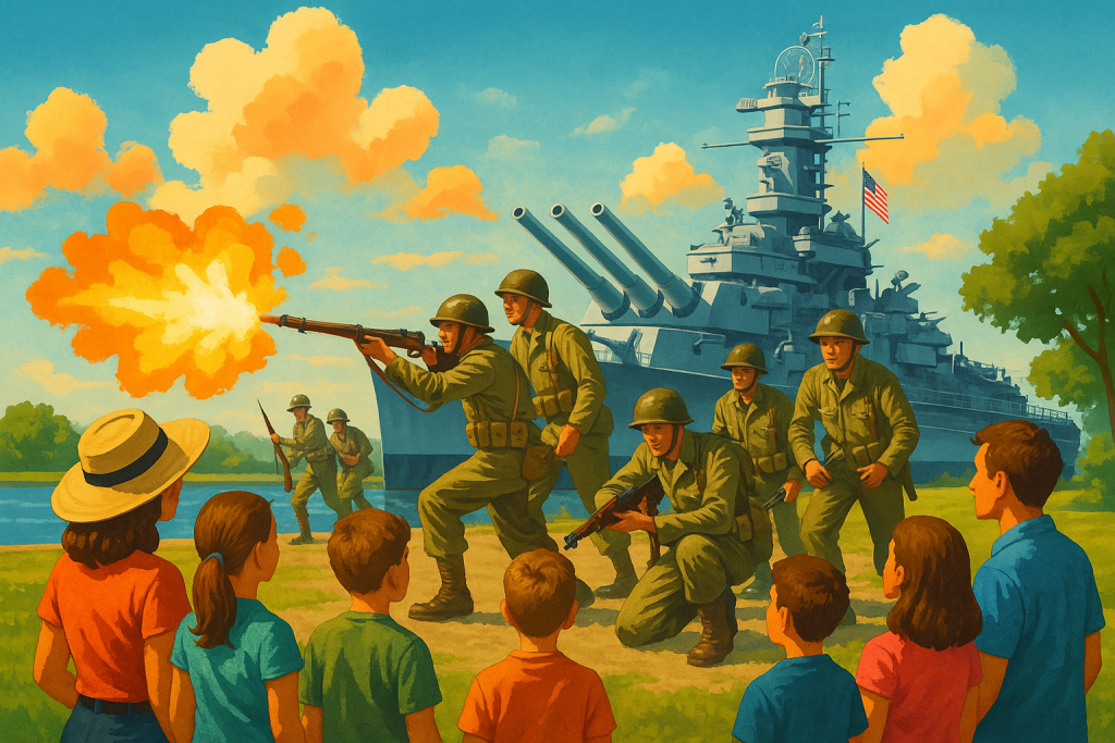 Live WWII Drill Demonstrations