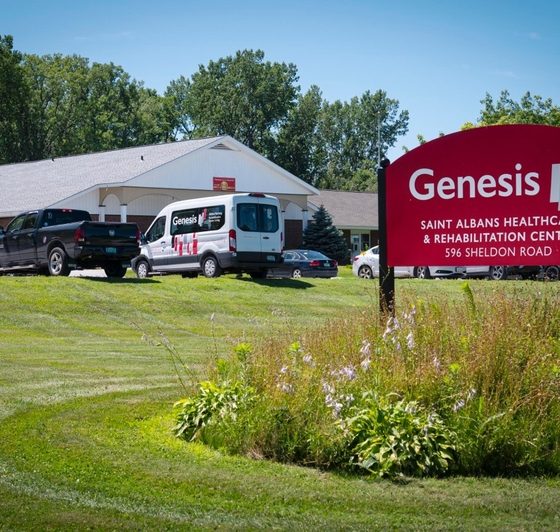 Genesis Saint Albans Healthcare and Rehabilitation Center sign