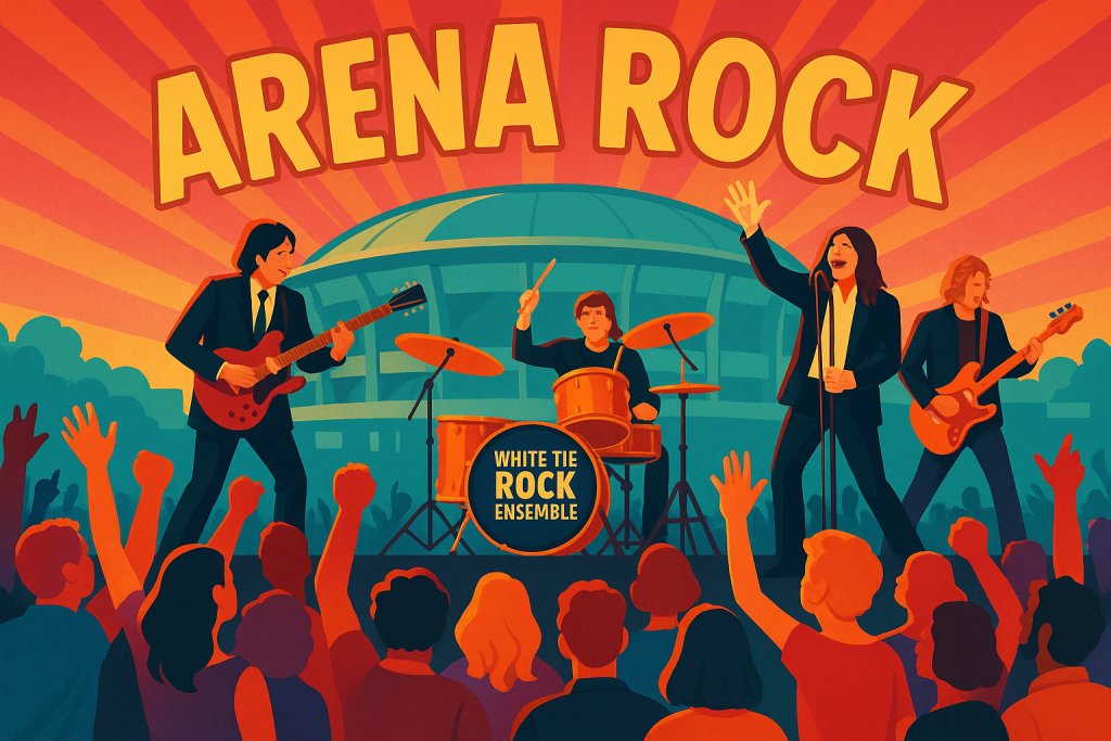 White Tie Rock Ensemble Arena Rock
