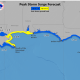 Peak storm surge forecast map for Gulf Coast