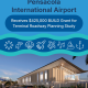 Pensacola International Airport terminal rendering with grant announcement