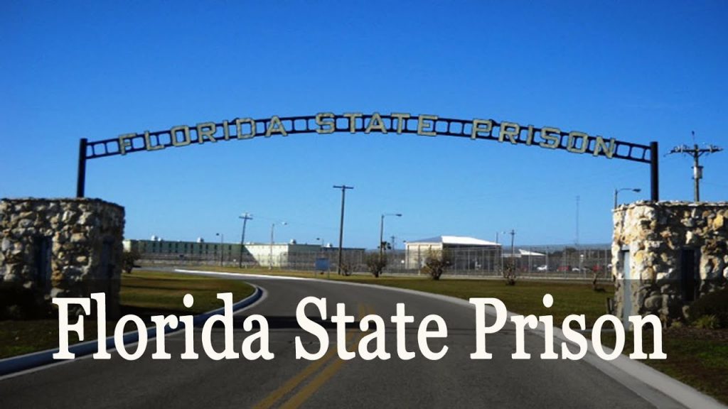 Entrance sign to Florida State Prison