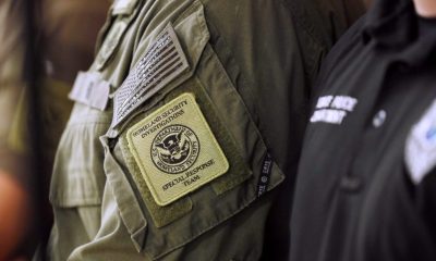 DHS Special Response Team patch on uniform sleeve
