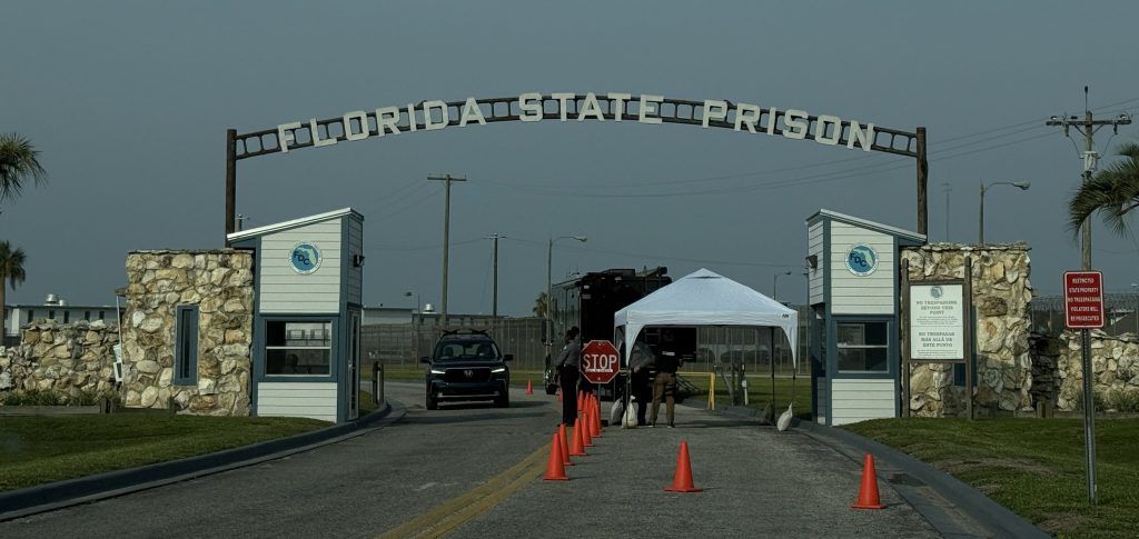 Entrance gate of Florida State Prison