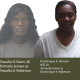 Side-by-side mugshots of woman with name change