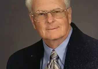 Elderly man in suit and tie portrait
