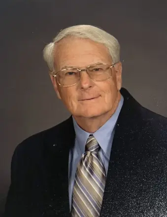 Elderly man in suit and tie portrait