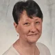 Portrait of woman with short dark hair