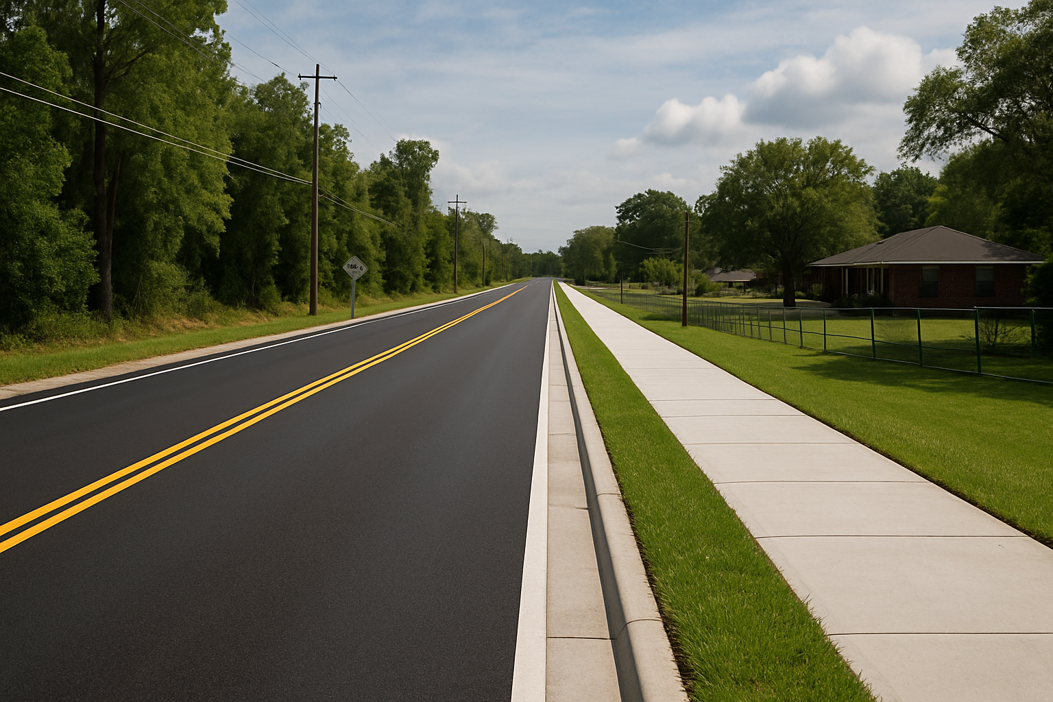 Beulah Road Resurfacing Project Completed in Escambia County