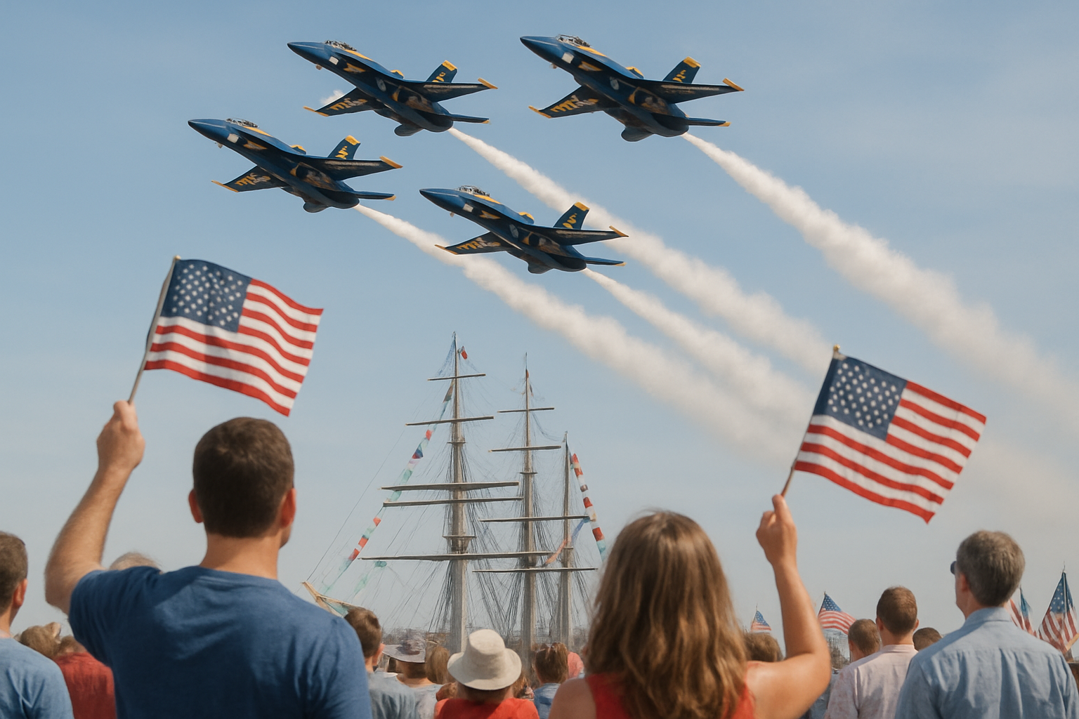 Blue Angels Celebrate America 250 During July 4 Festivities