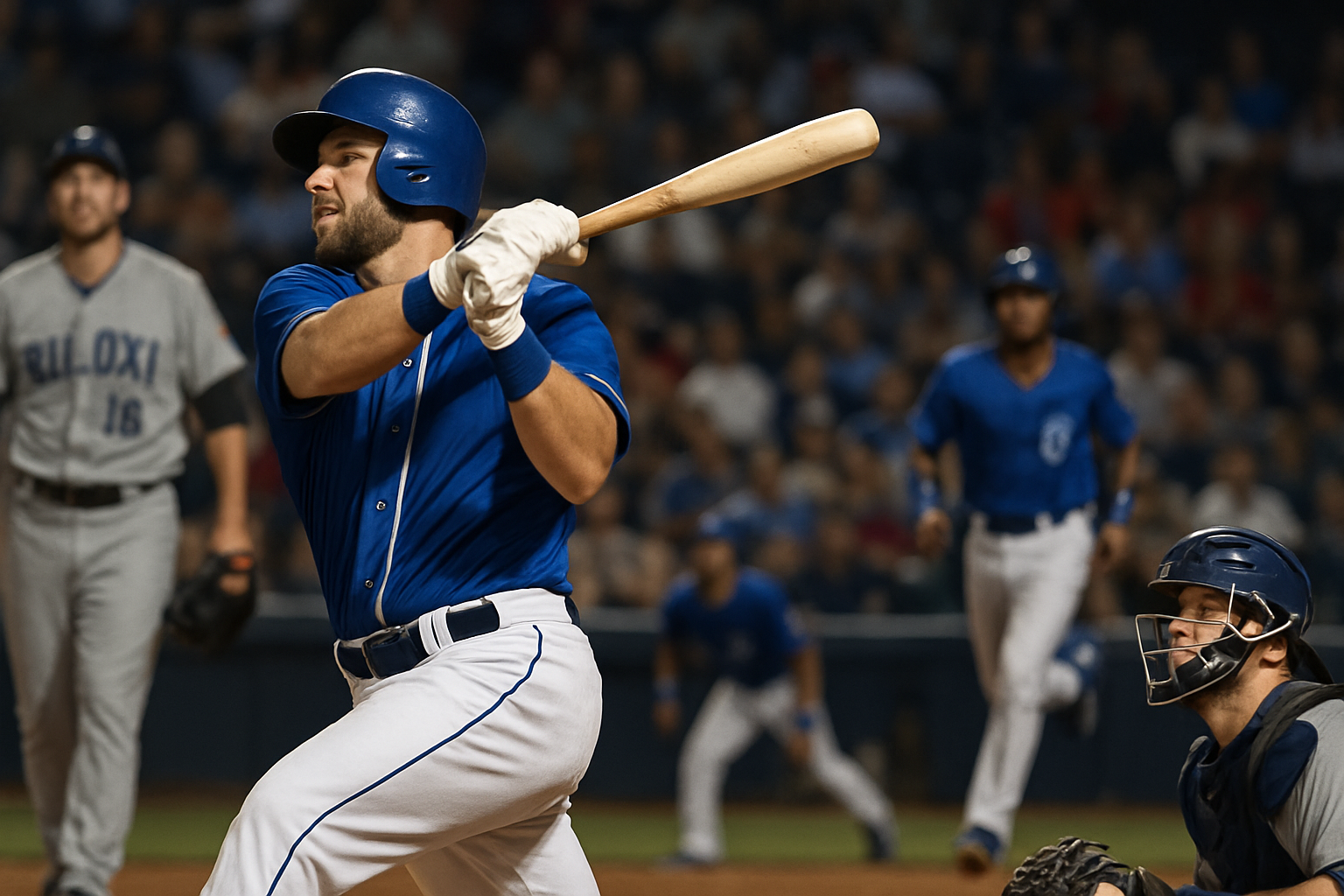 Blue Wahoos Dominate Biloxi Shuckers with 16-6 Victory