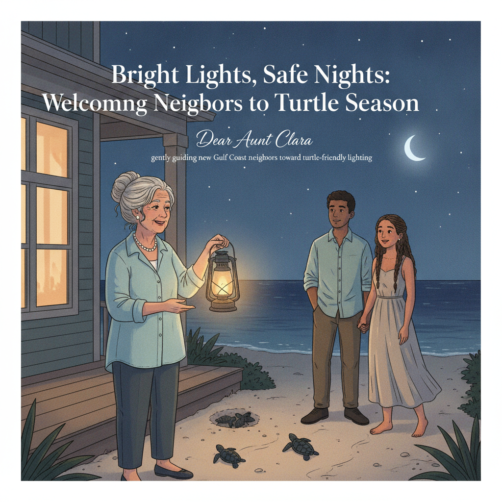 Bright Lights, Safe Nights: Welcoming New Neighbors to Turtle Season