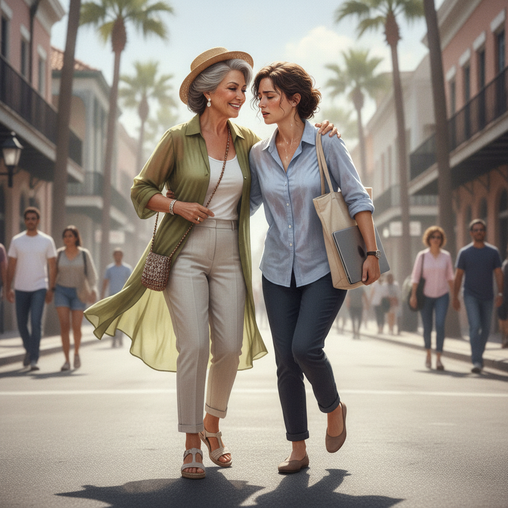 Chiffon and Sweat: How to Survive the Palafox Commute without Melting