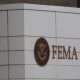 FEMA sign on federal building exterior wall