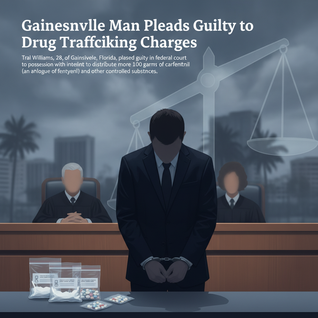 Gainesville Man Pleads Guilty to Drug Trafficking Charges