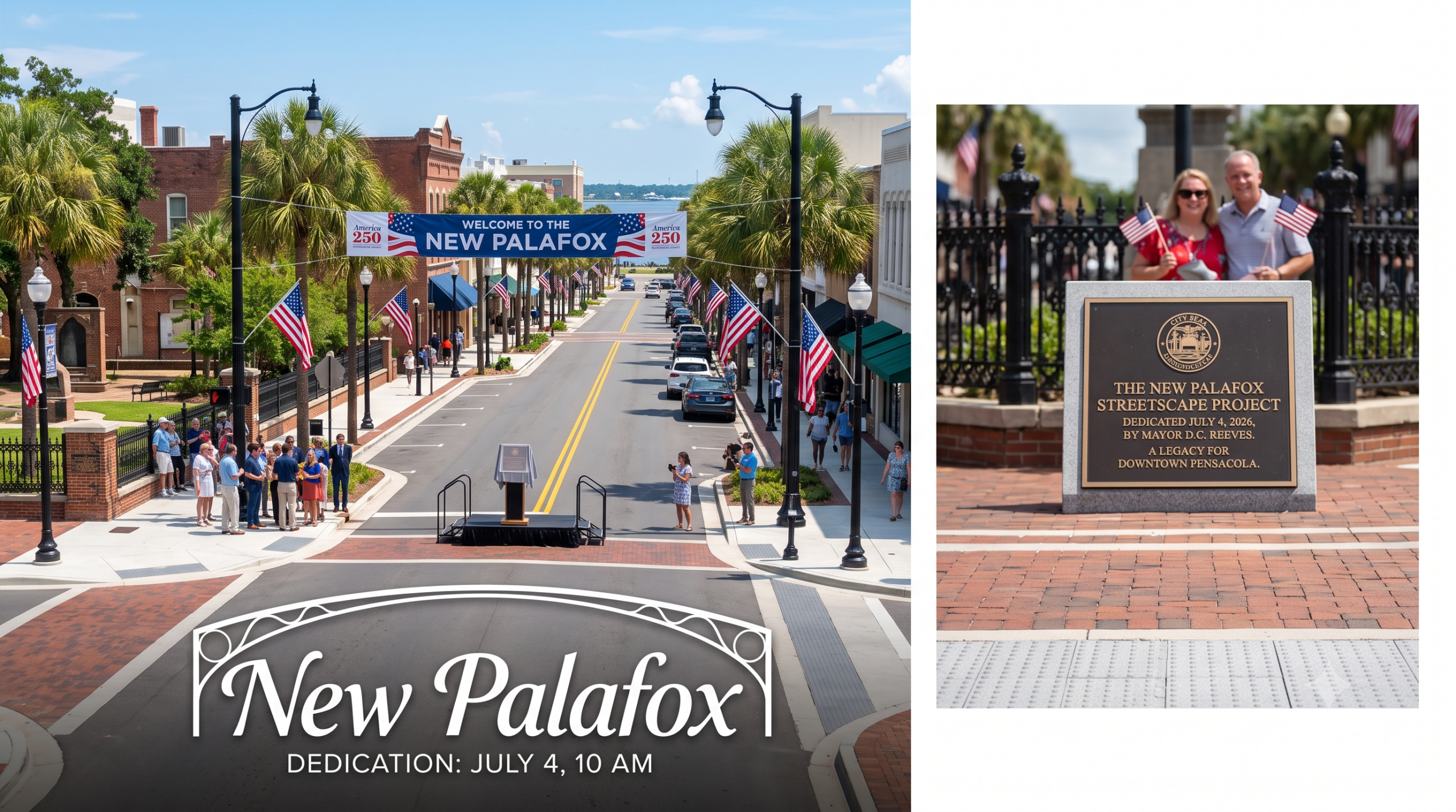 New Palafox dedication event downtown Pensacola street