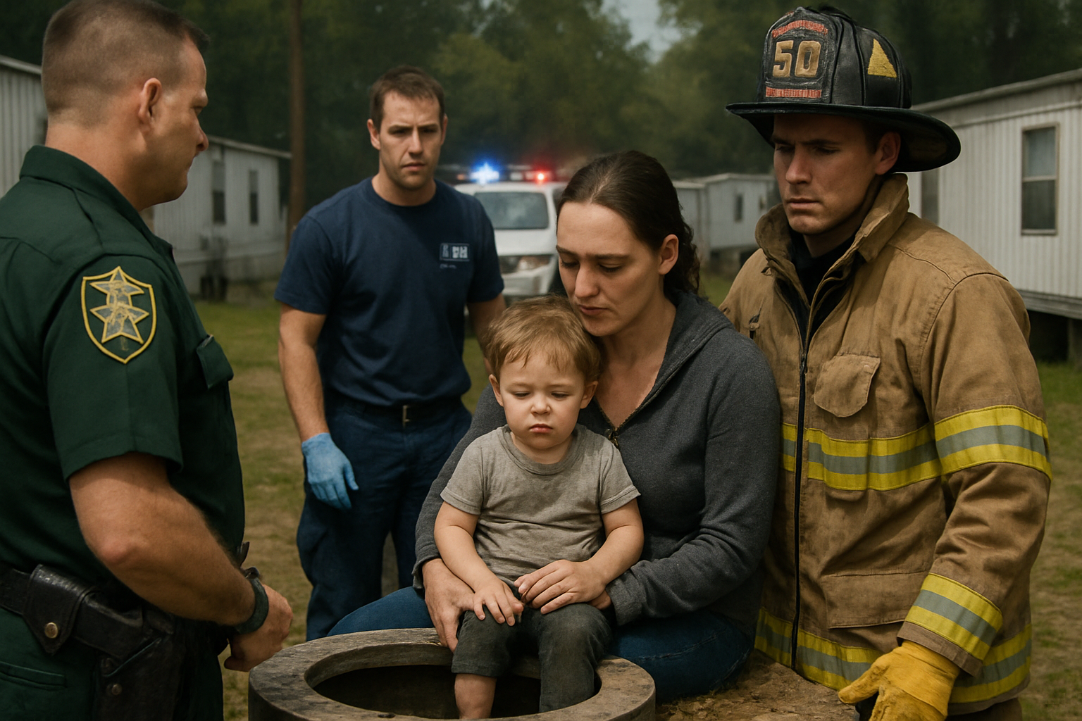 No Charges Filed After Toddler Rescued from Septic Tank in Escambia County