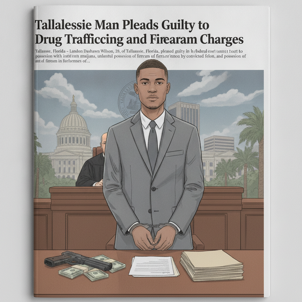Tallahassee Man Pleads Guilty to Drug Trafficking and Firearm Charges