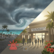 Tropical Storm Bertha Approaches Florida Panhandle as Local Community Celebrates Historic Center Reopening