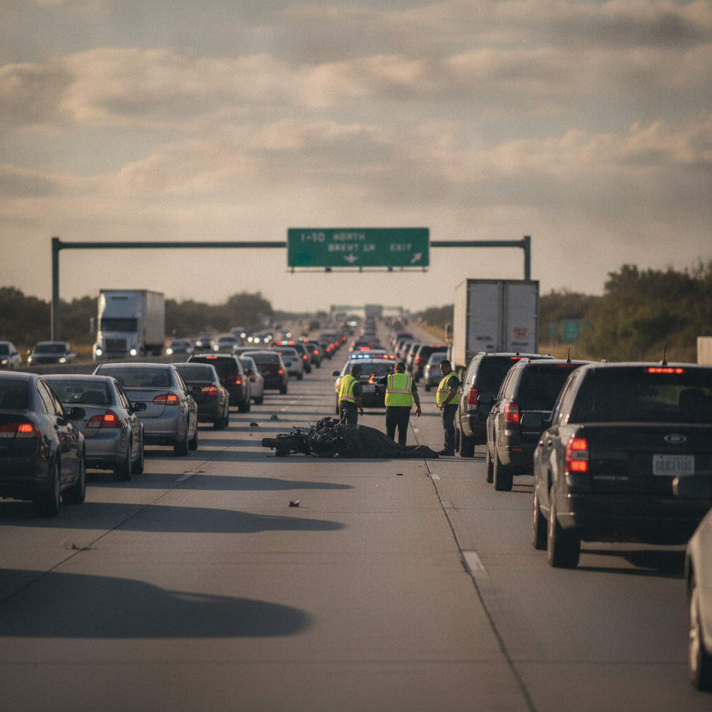 Unconfirmed Motorcycle Incident Reported on I-110 North Near Brent Lane Exit in Pensacola