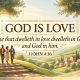 God is Love Bible verse pastoral illustration