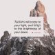 Bible verse over snowy mountain peak
