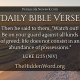 Daily Bible verse over beach sunset