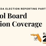 2026 Florida School Board Election Coverage graphic featuring the text 'School Boa — Florida school board campaign finance
