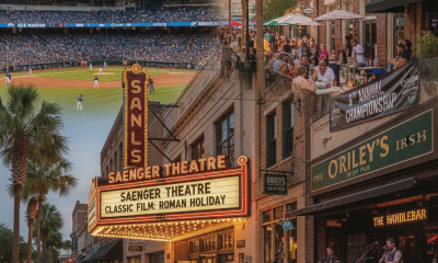 Downtown Pensacola Sunday Guide: Blue Wahoos Series Finale, Saenger Theatre Film, and Local Events