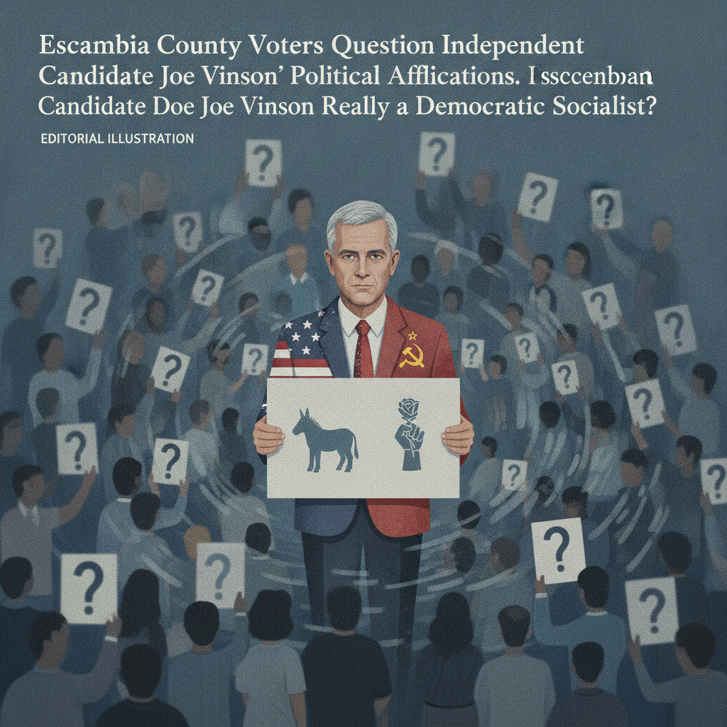 Escambia County Voters Question Independent Candidate Joe Vinson's Political Affiliations