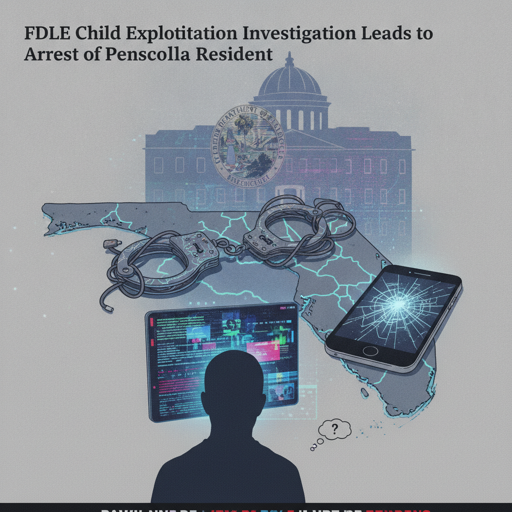 FDLE Child Exploitation Investigation Leads to Arrest of Pensacola Resident