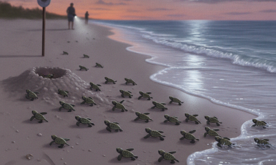 First Sea Turtle Nest of the Season Hatches on Pensacola Beach, Sending 123 Hatchlings to the Gulf